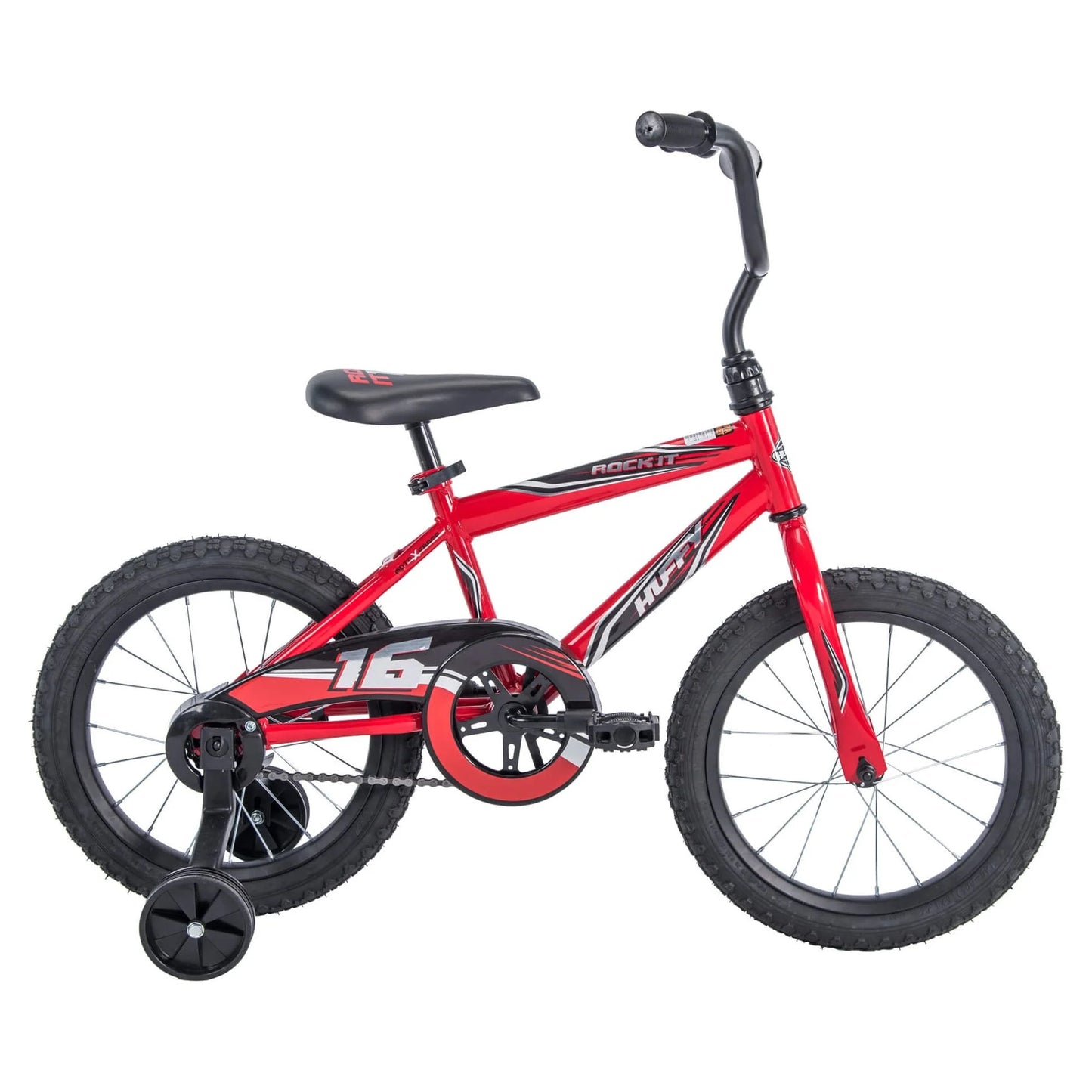 Huffy 16" Rock It Kids' Bike, Fits Riders 3'5" - 4'0", Red, Child, Boy's